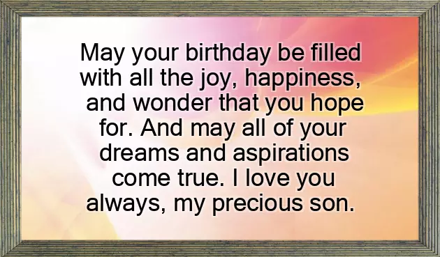 8Th Birthday Wishes For Son