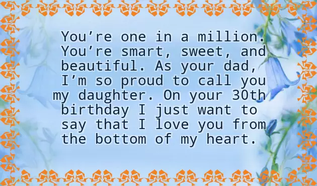 Birthday Wishes For 30 Year Old Daughter Birthday Wishes For 30 Year Old Daughter