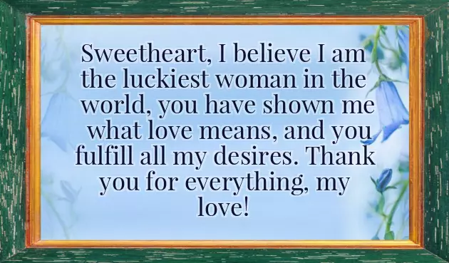 Thank You Note For Birthday Wishes To Husband