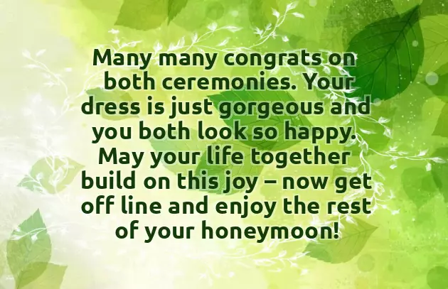 Congratulations Again On Your Wedding Congratulations Again On Your Wedding