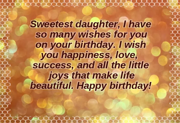 Special Daughter Birthday Special Daughter Birthday