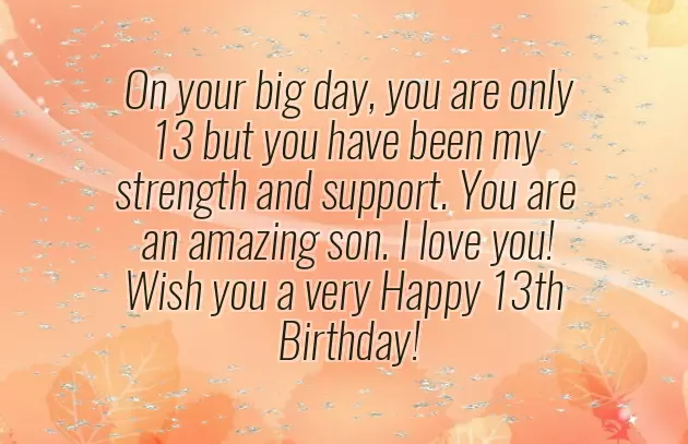Birthday Wishes For Son Turning 13 Birthday Wishes For Son Turning 13