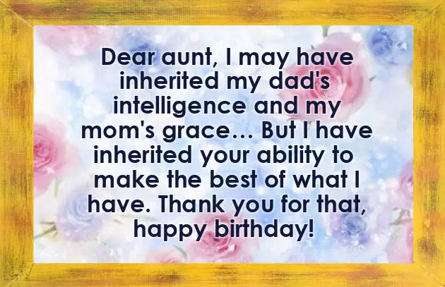Special Aunt Birthday