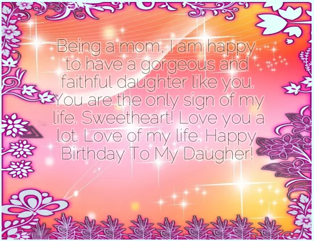 Birthday Quotes To A Daughter From Mom