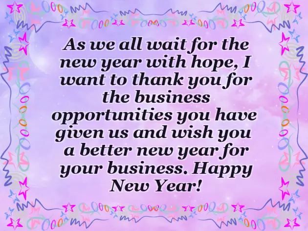 New Year Wishes For Business Partner New Year Wishes For Business Partner