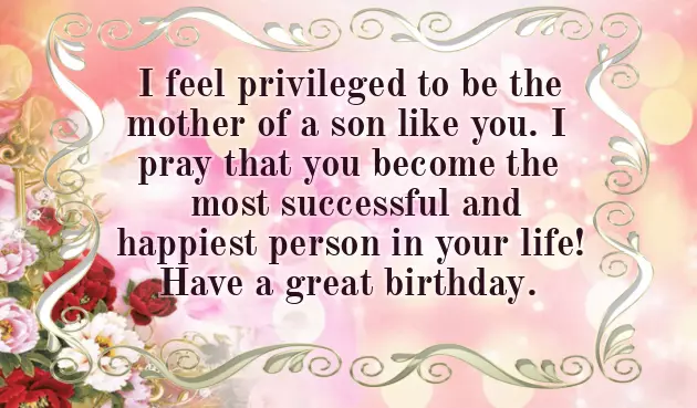 Happy Birthday To An Awesome Son