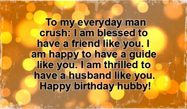 Happy Birthday Wishes To My Hubby