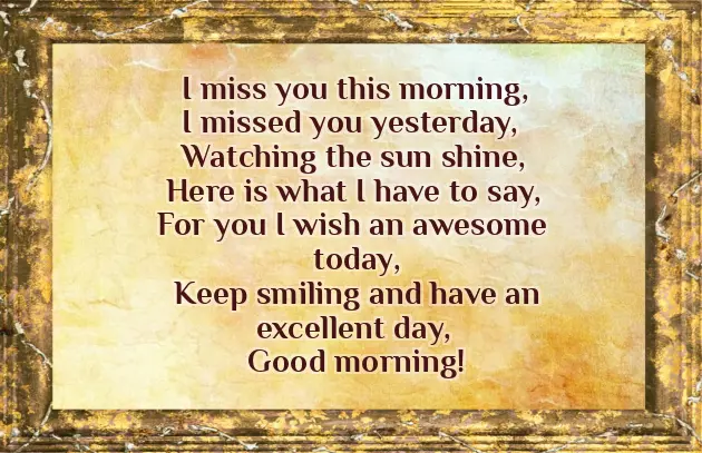 Short Love Morning Message Short Love Morning Message