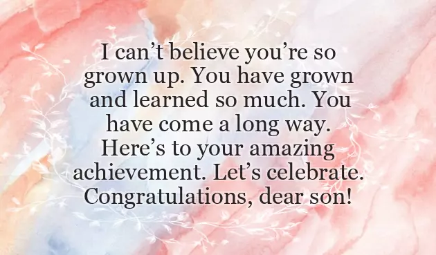High School Graduation Message For Grandson