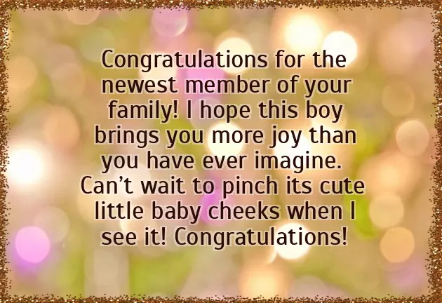 Congratulations Quotes For New Baby Boy Congratulations Quotes For New Baby Boy