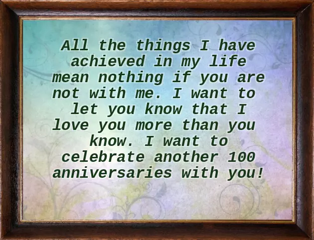 1 Year Anniversary Status 1 Year Anniversary Status