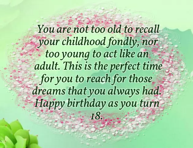 Quotes On 18Th Birthday Girl Quotes On 18Th Birthday Girl