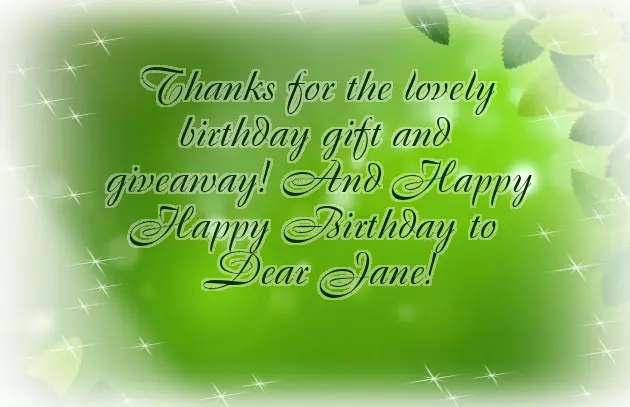 Happy Birthday To Jane Happy Birthday To Jane