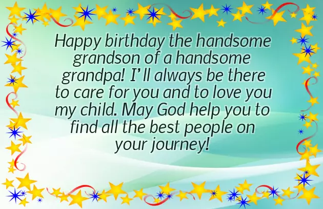 Happy Birthday Quotes Grandson