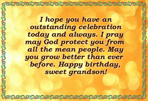 Words For Grandson Birthday Words For Grandson Birthday