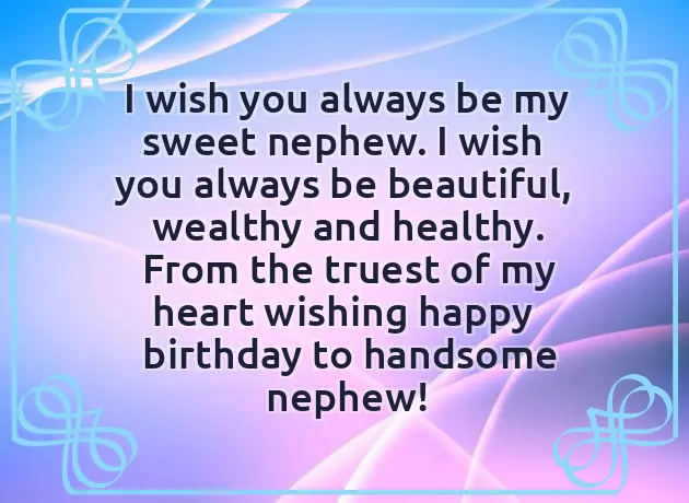 Wishes To Nephew Birthday