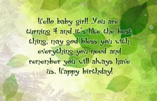 3Rd Birthday Wishes To Daughter