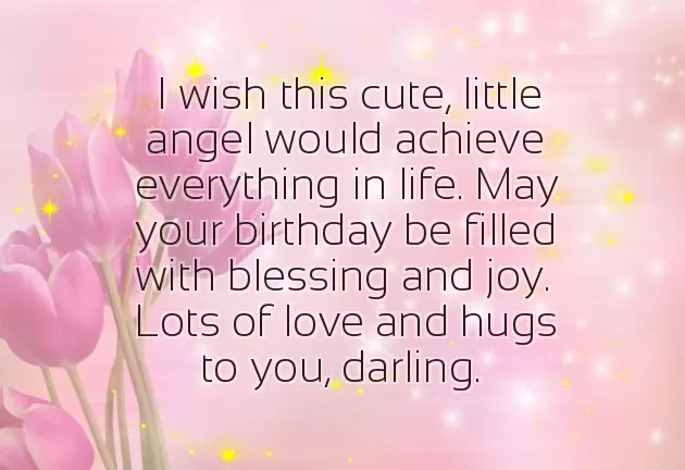 Birthday Wishes For A Baby Girl Birthday Wishes For A Baby Girl