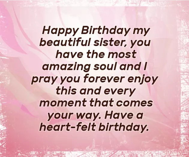 Best Wishes For Birthday For Big Sister