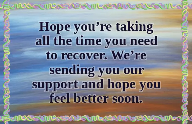 Speedy Recovery Wishes