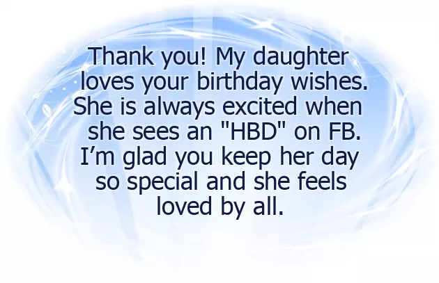 Thanks Quotes For My Daughter Birthday Wishes
