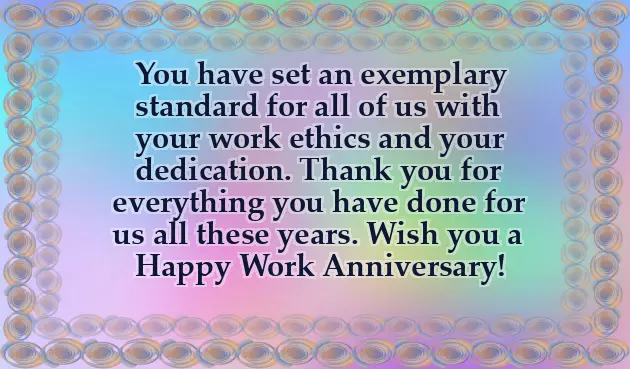 5 Years Work Anniversary Wishes 5 Years Work Anniversary Wishes