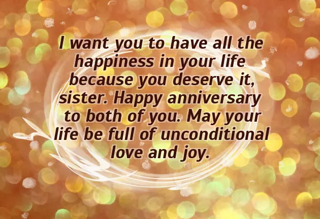Wedding Anniversary Sister Wishes Wedding Anniversary Sister Wishes
