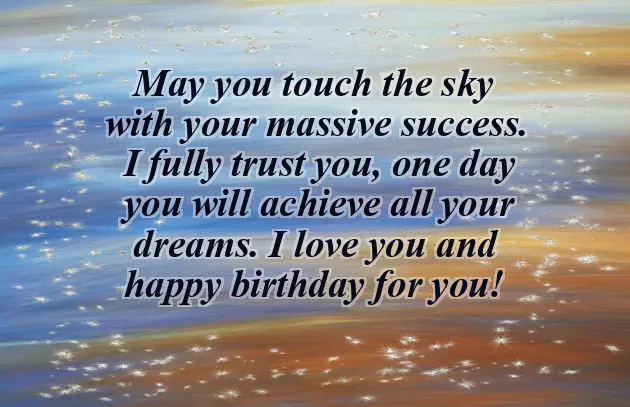 Birthday Wishes For My Son