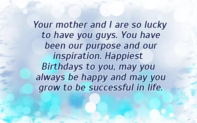 Happy Birthday Twin Boys