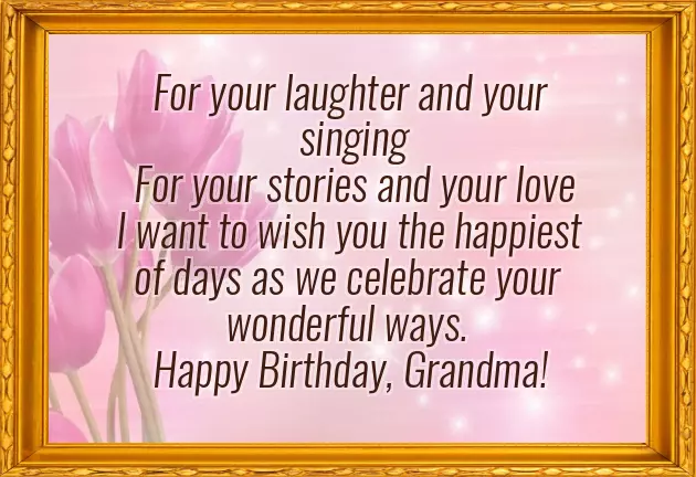 Happy Birthday To Great Grandma