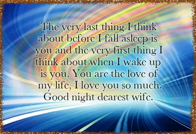 Good Night My Love Wife Good Night My Love Wife