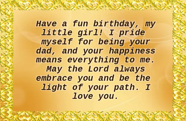 Birthday Wishes For 6 Year Old Baby Girl