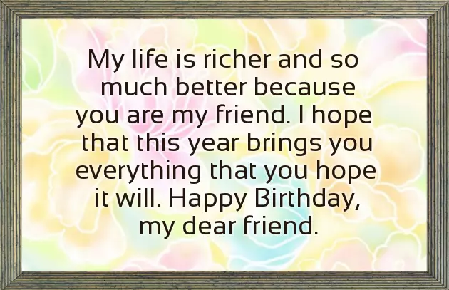 Cute Birthday Wishes For Best Friend