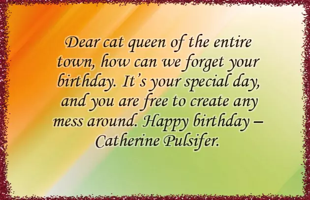 Funny Cat Birthday Wishes Funny Cat Birthday Wishes
