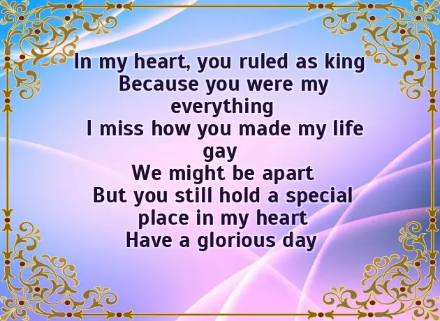 Poem For Ex Boyfriend Poem For Ex Boyfriend