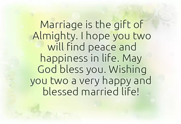 Wedding Wishes And Blessings