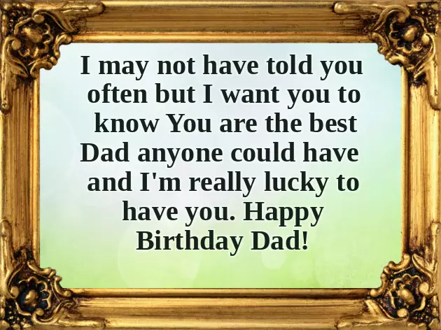 Golden Words For Birthday Wishes