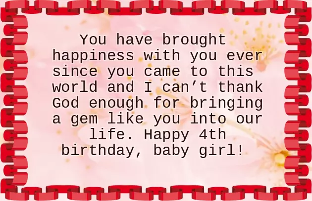 Happy Birthday To 4 Year Old Daughter Happy Birthday To 4 Year Old Daughter