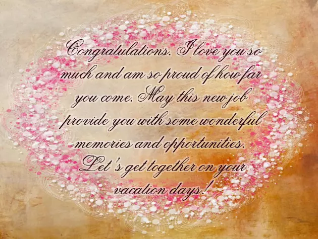 Congrats On Your New Position Congrats On Your New Position