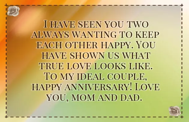 Happy Anniversary Mom Dad From Son Happy Anniversary Mom Dad From Son