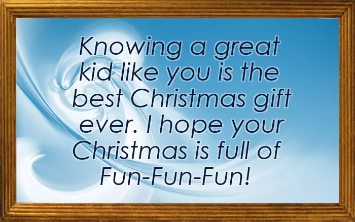 Merry Christmas To My Kids