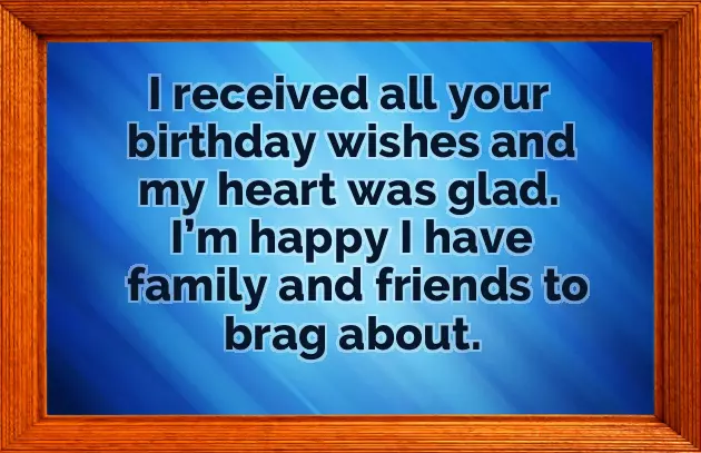 Thank You Messages For A Birthday Wishes