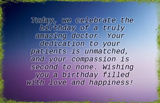 Birthday Wishes For Doctor Daughter