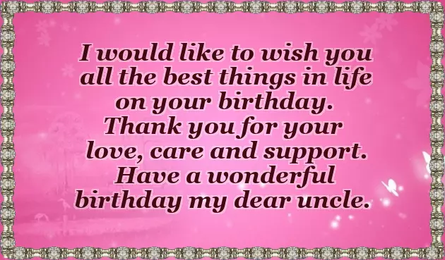 Birthday Wishes For An Uncle Birthday Wishes For An Uncle