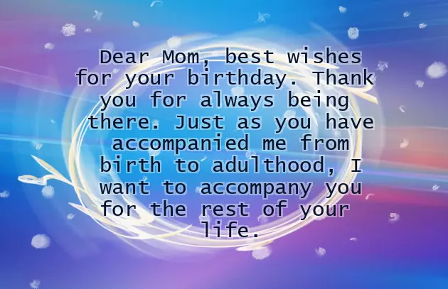 Mom Birthday Wishes For Son