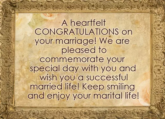 Many Congratulations To The Newly Wed Couple Many Congratulations To The Newly Wed Couple