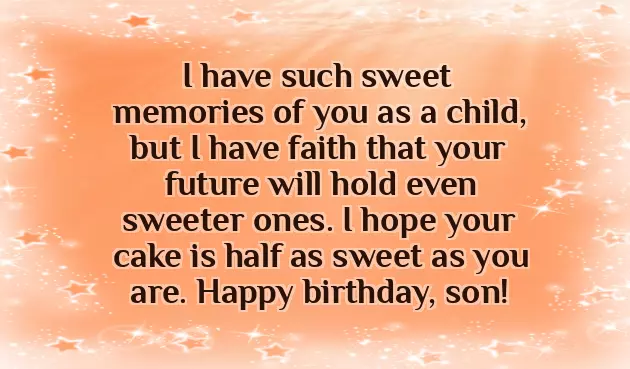 Your Son Birthday Wishes