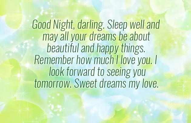 Romantic Good Night Wishes For Her