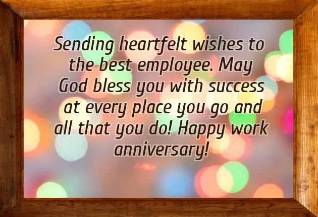 Work Anniversary Status For Myself