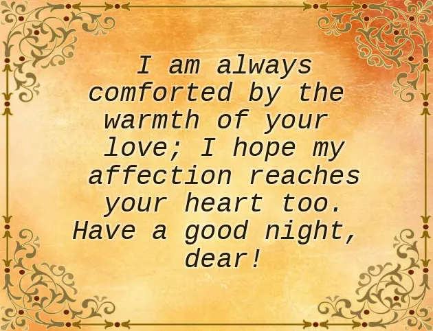 Good Night Sweet Dreams Take Care Love